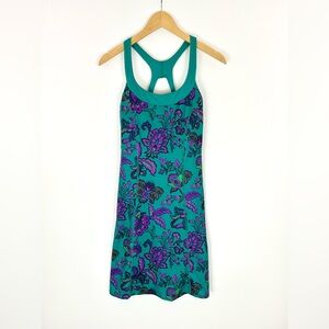 The‎ North Face Athletic Dress Teal Purple Floral Size Small